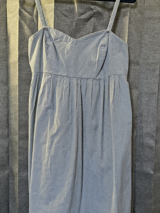 Tommy Hilfiger Dresses & Skirts - Tommy Hilfiger Women's Blue-White Pinstripe Adjustable - Strapless Summer Dress